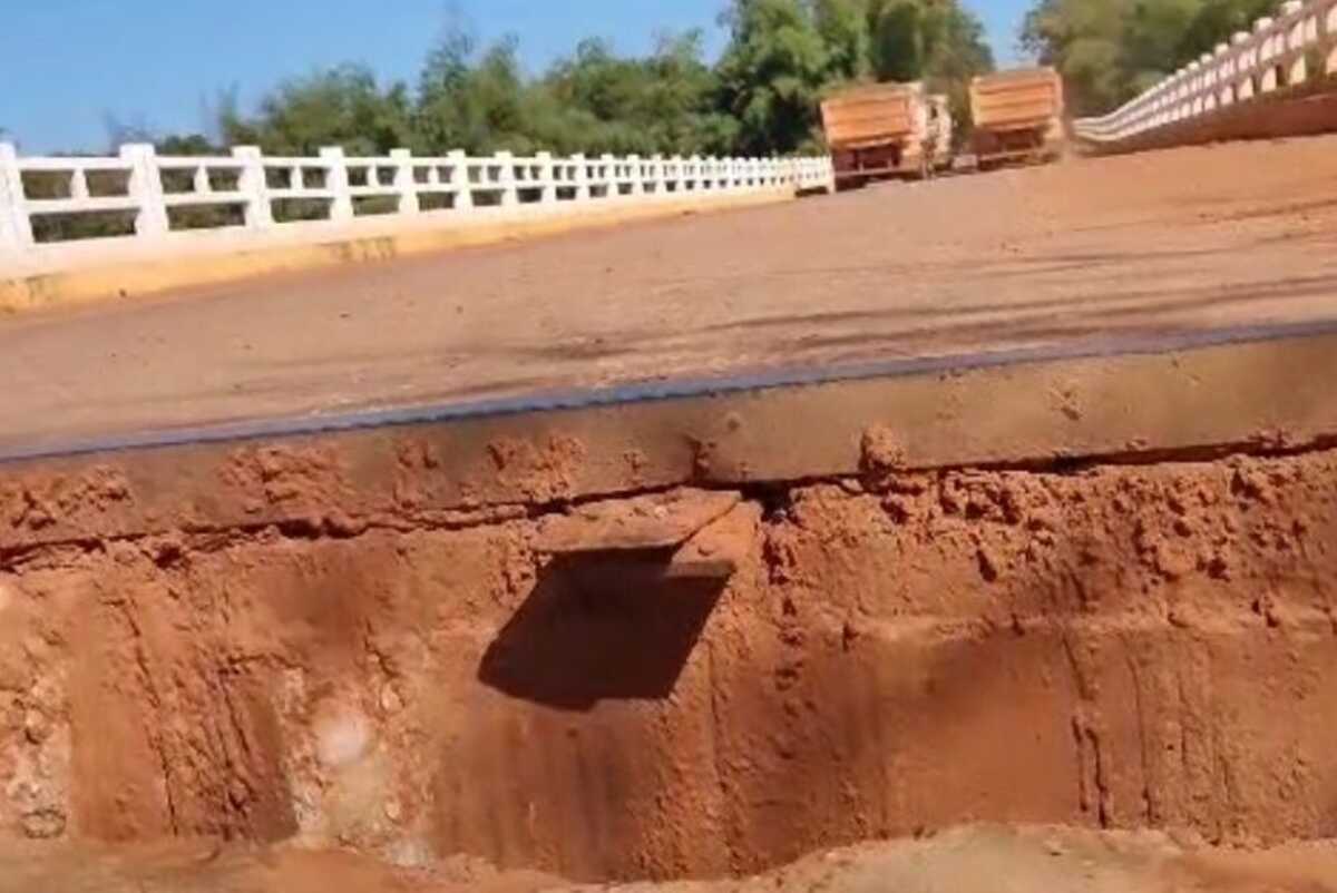 Agesul começa reforma de 'ponte gangorra'