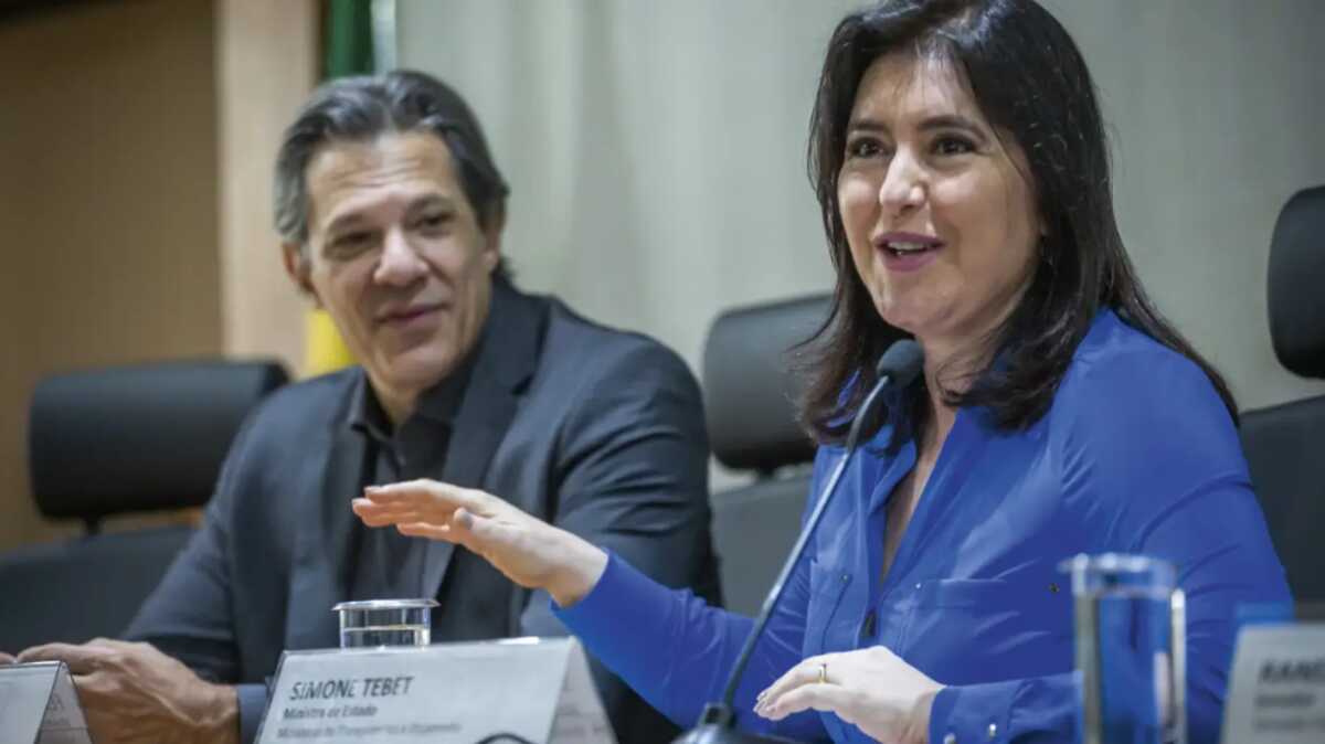 Simone Tebet rechaça ser vice de Haddad em São Paulo