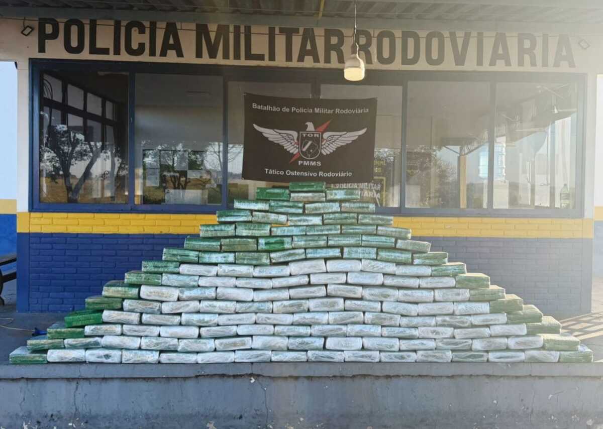 Operação policial no feriadão apreende quase 10 toneladas de drogas em MS