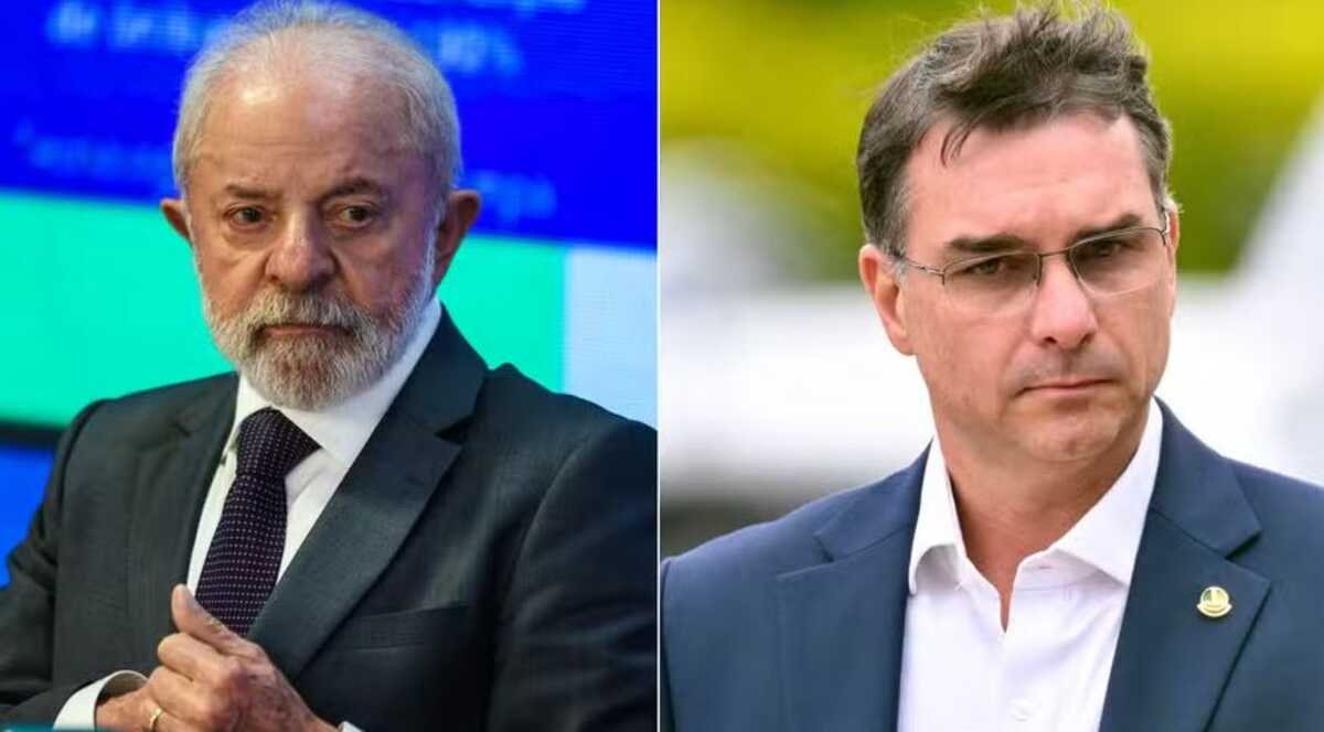 Lula tem 47% contra 44% de Flávio Bolsonaro no 2º turno, em empate técnico