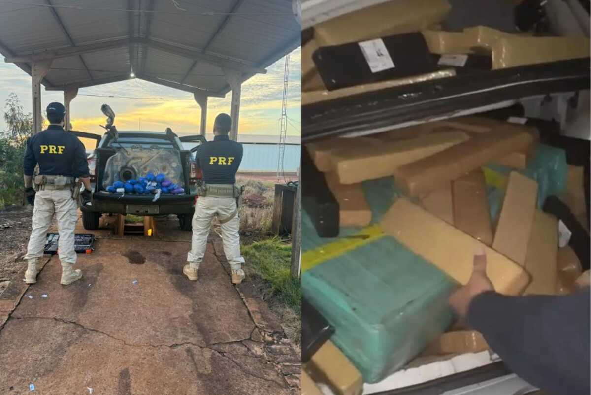 PRF persegue traficante aluno de medicina e apreende 569 kg de droga em MS