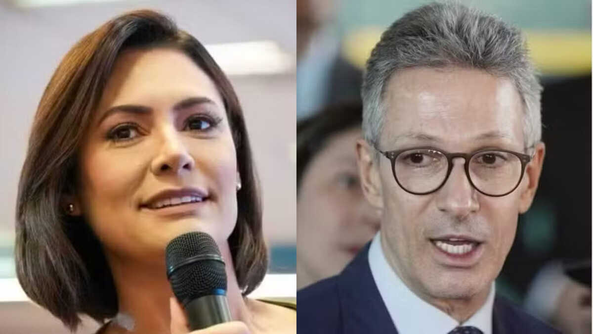 Michelle Bolsonaro diz que não há 'nenhuma possibilidade' de ser vice de Romeu Zema